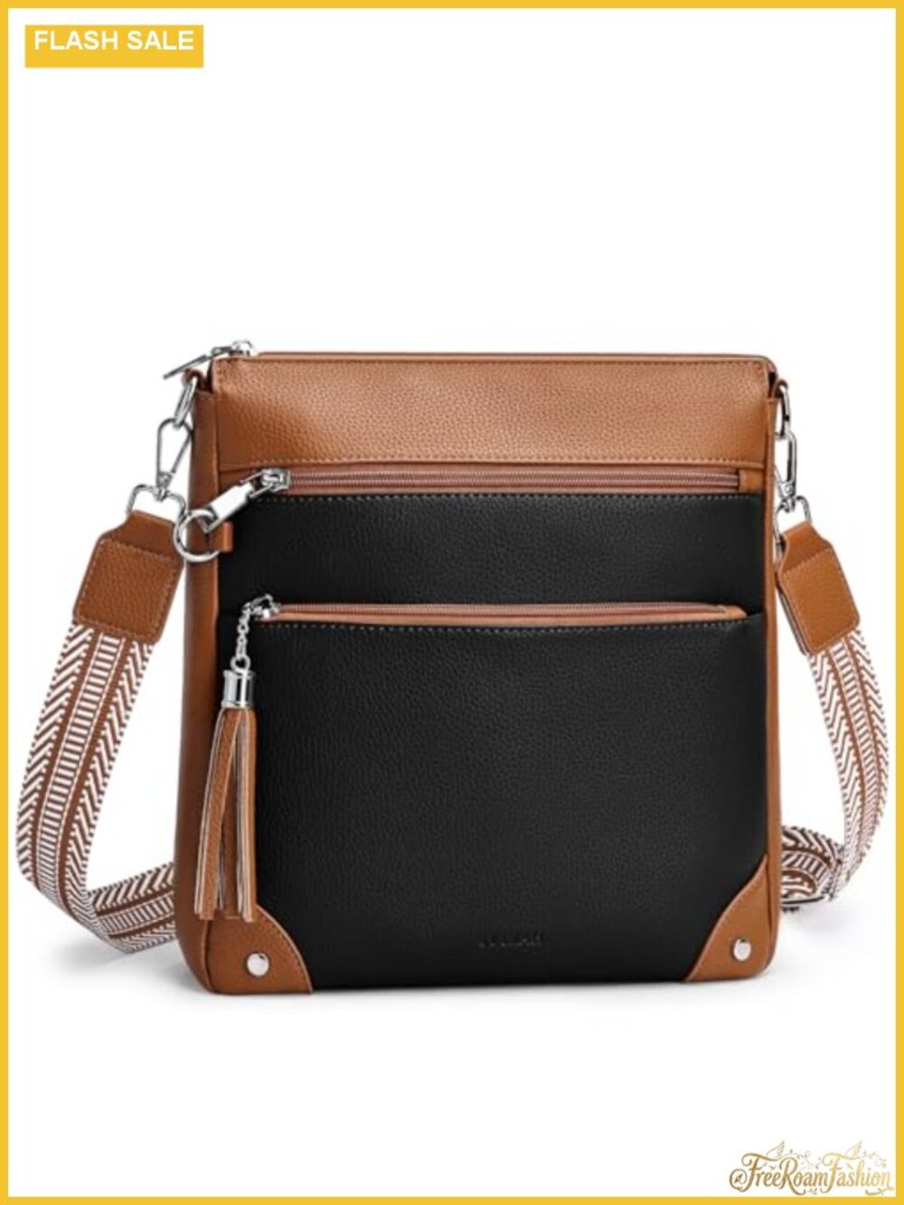 Anti Theft Crossbody Purse RFID Vegan Leather Women Shoulder Bag